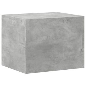 vidaXL V&auml;ggsk&aring;p betonggr&aring; 50x42,5x40 cm konstruerat tr&auml;