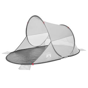 vidaXL Strandt&auml;lt gr&aring; pop-up vattent&auml;t