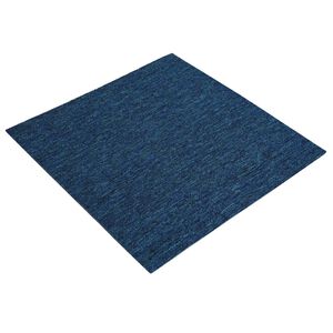 vidaXL Mattan platta Bl&aring; 50 x 50 cm 4 st PP och Bitumen