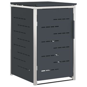 vidaXL Sopcontainerf&ouml;rvar for 1 Bin 240L Antracit