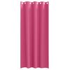 vidaXL Mörkläggningsgardiner med Ringar 2 pcs Klart Pink 225 x 140 cm
