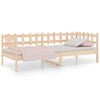 vidaXL Dagb&auml;dd utan madrass 90x190 cm massiv furu