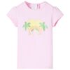 T-shirt f&ouml;r barn ljusrosa 140