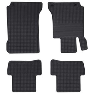 vidaXL Bilmatta 4 st Passar C-Class W205 2014- 4D Aft Gummi