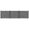vidaXL St&auml;ngselpanel 3 pcs WPC och aluminium Gr&aring;