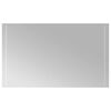 vidaXL LED Badrumsspegel Transparent 100 x 60 cm h&auml;rdat glas