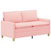 vidaXL Soffa Rosa 156 x 81 x 87,5 cm Tyg