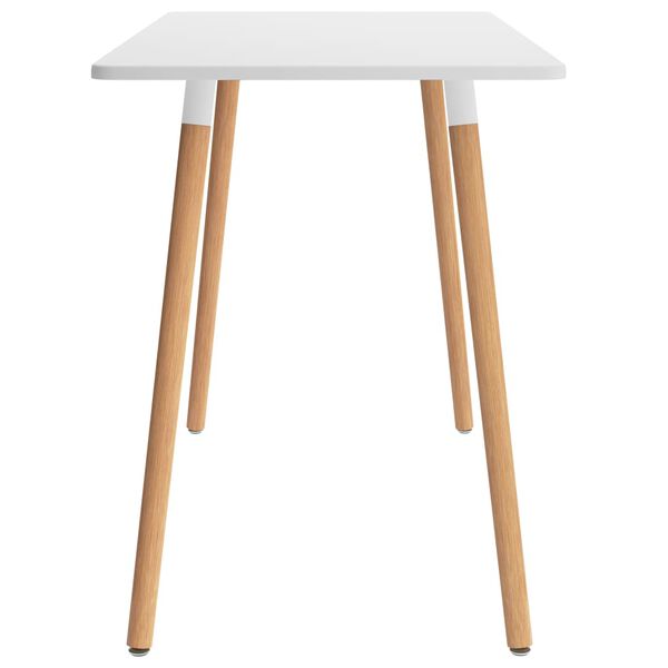 vidaXL Matgrupp 5 delar 120x60 cm turkos och svart