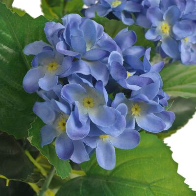 vidaXL Konstväxt Hortensia med kruka 60 cm blå