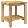 vidaXL Kaffeebord Vit tv&auml;tt 40,5 x 40 x 45 cm Massivt Akaciatr&auml;