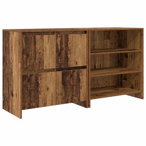 vidaXL Sideboard 2 pcs Gammalt tr&auml; 70 x 41 x 75 cm Konstruerat tr&auml;