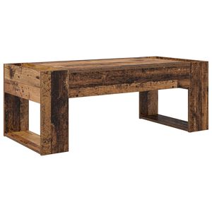 vidaXL Kaffeebord Gammalt tr&auml; 110 x 50 x 41 cm Konstruerat tr&auml;