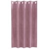 vidaXL M&ouml;rkl&auml;ggningsgardiner 2 pcs M&ouml;rkrosa 140 x 140 cm Sammet