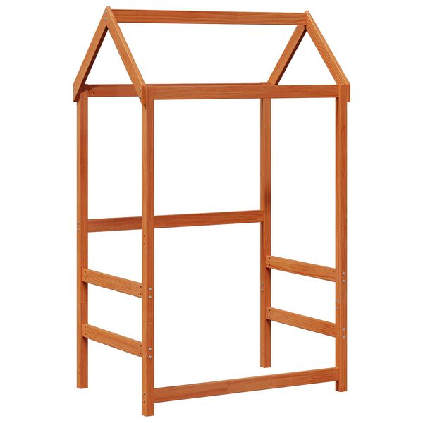 vidaXL Dagb&auml;dd Set 2 pcs Vaxbrun Massiv furu