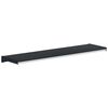 vidaXL F&ouml;nsterbr&auml;da Antracit med tr&auml;korn 100 x 25 x 4,5 cm PVC