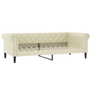 vidaXL Dagb&auml;dd gr&auml;ddvit 80x200 cm konstl&auml;der
