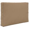 vidaXL Utomhus Soffa Kudde 2 pcs Taupe Polyester