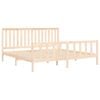 vidaXL S&auml;ngram utan madrass 200x200 cm massiv furu