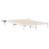 vidaXL S&auml;ngram med sidobord Vit 160 x 210 cm Massiv furu