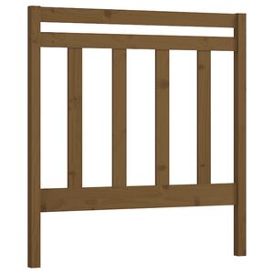 vidaXL S&auml;nggavel honungsbrun 106x4x100 cm massiv furu