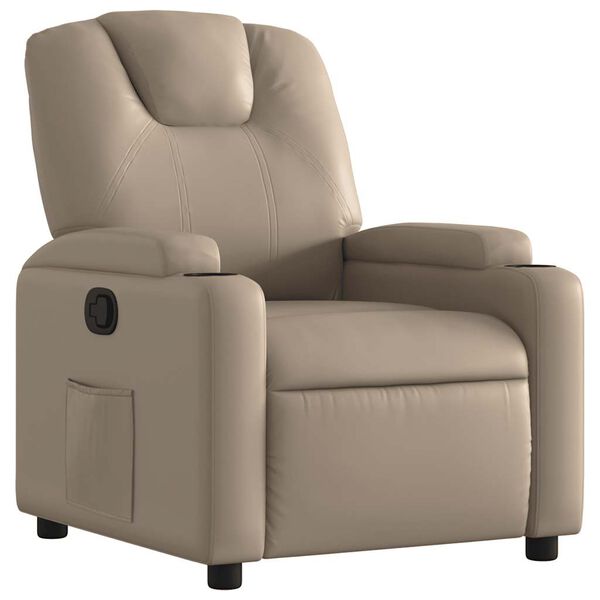 vidaXL Reclinerf&aring;t&ouml;lj cappuccino konstl&auml;der
