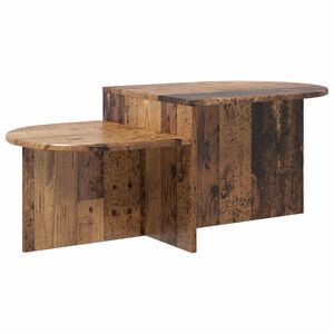 vidaXL Kaffeebord Gammalt tr&auml; 100 x 50 x 40 cm Konstruerat tr&auml;
