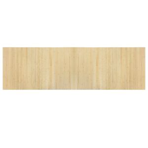 vidaXL Matta rektangul&auml;r ljus naturlig 60x200 cm bambu