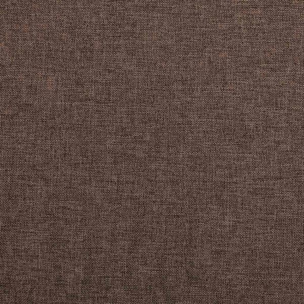 vidaXL M&ouml;rkl&auml;ggningsgardin med &ouml;ljetter linnelook 2 st taupe 140x225cm