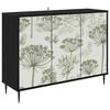 vidaXL Sideboard GOTHA Svart ek 102 x 33 x 76 cm Konstruerat tr&auml;