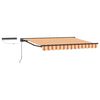 vidaXL Elektrisk Retraktabel Markis Gul, Orange, Antracit 2,5 x 2 m