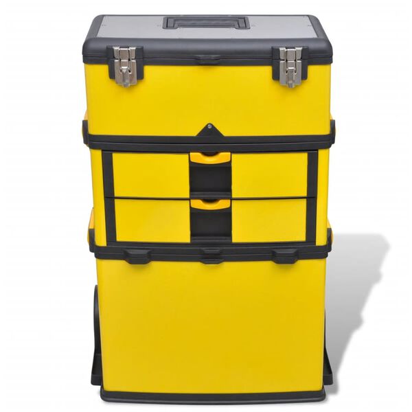 Verktygsvagn mobil gul