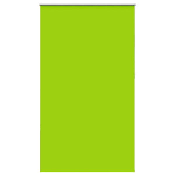 vidaXL Rullgardin m&ouml;rkl&auml;ggning blad gr&ouml;n 135x230 cm tyg bredd 131,6 cm