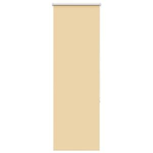 vidaXL Rullgardin m&ouml;rkl&auml;ggningsbeige 40x130 cm tyg bredd 35,7 cm