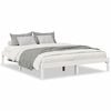 vidaXL S&auml;ngram utan madrass extra l&aring;ng vit 160x210 cm massiv furu
