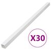 vidaXL Kabelkanal 50x25 mm 30 m PVC