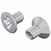 vidaXL F&ouml;rs&auml;nkta huvuds&auml;ttningar 2 pcs Silver M4 x 6 mm St&aring;l