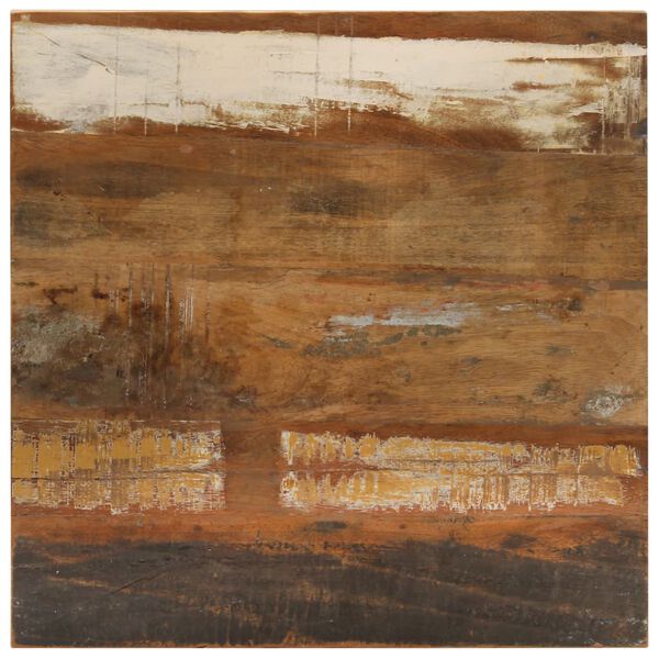 vidaXL Caf&eacute;bord fyrkantigt 60x60x110 cm massivt &aring;tervunnet tr&auml;