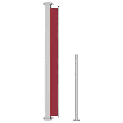 vidaXL Infällbar sidomarkis 180x300 cm röd