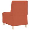 vidaXL | Modulsofa utan armst&ouml;d | Orange 55 x 74 x 82 cm Mockatyg