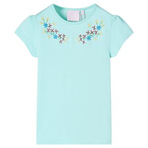 T-shirt f&ouml;r barn aquabl&aring; 128