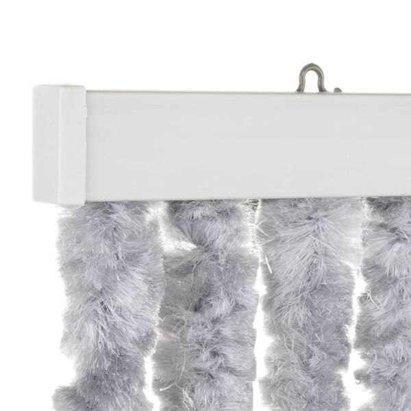 Travellife Insektsgardin f&ouml;r d&ouml;rr Chenille Stripe 185x56 cm gr&aring; & bl&aring;