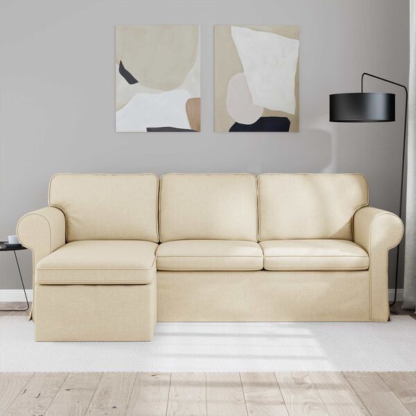 vidaXL Soffa Kr&auml;m