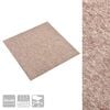 vidaXL Matta 20 pcs Beige 50 x 50 cm 100% Polypropen