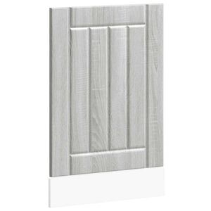 vidaXL Diskmaskinspanel Lucca gr&aring; sonoma konstruerat tr&auml;