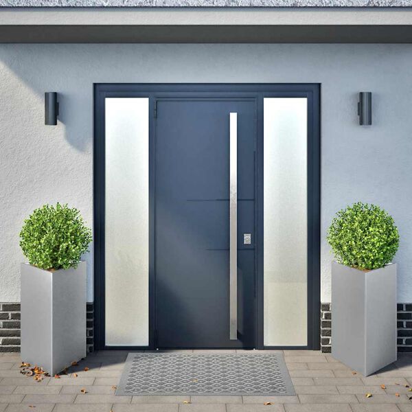 vidaXL Odlingsl&aring;dor 2 st triangul&auml;r 50x43x75 cm galvaniserat st&aring;l