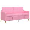 vidaXL Soffa med f&ouml;rvaring Rosa 172 x 78 x 87 cm Polyester