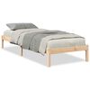 vidaXL S&auml;ngram utan madrass extra l&aring;ng 100x220 cm massiv furu