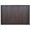 Badrumsmatta bambu 60 x 90 cm m&ouml;rkbrun