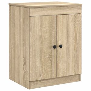 vidaXL Badrumssk&aring;p Sonoma-ek 54 x 41 x 70 cm Konstruerat tr&auml;