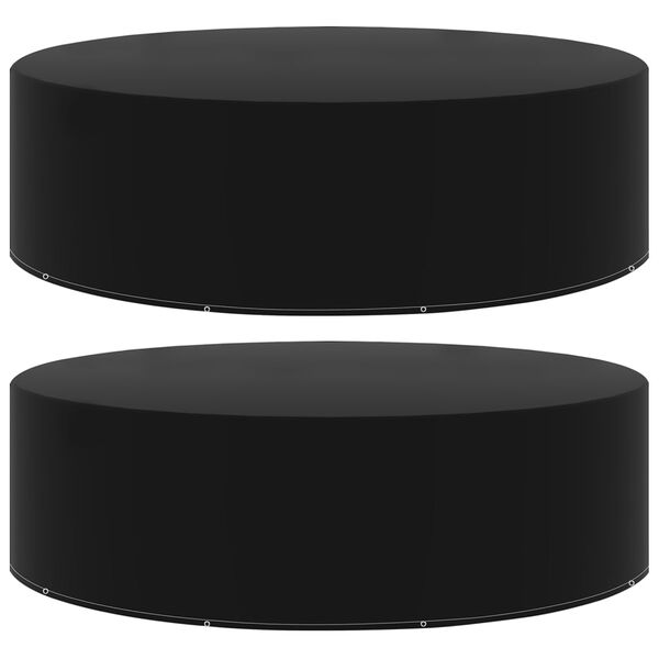 vidaXL Överdrag för trädgårdsmöbler 2 st 10 öljetter 325x90 cm